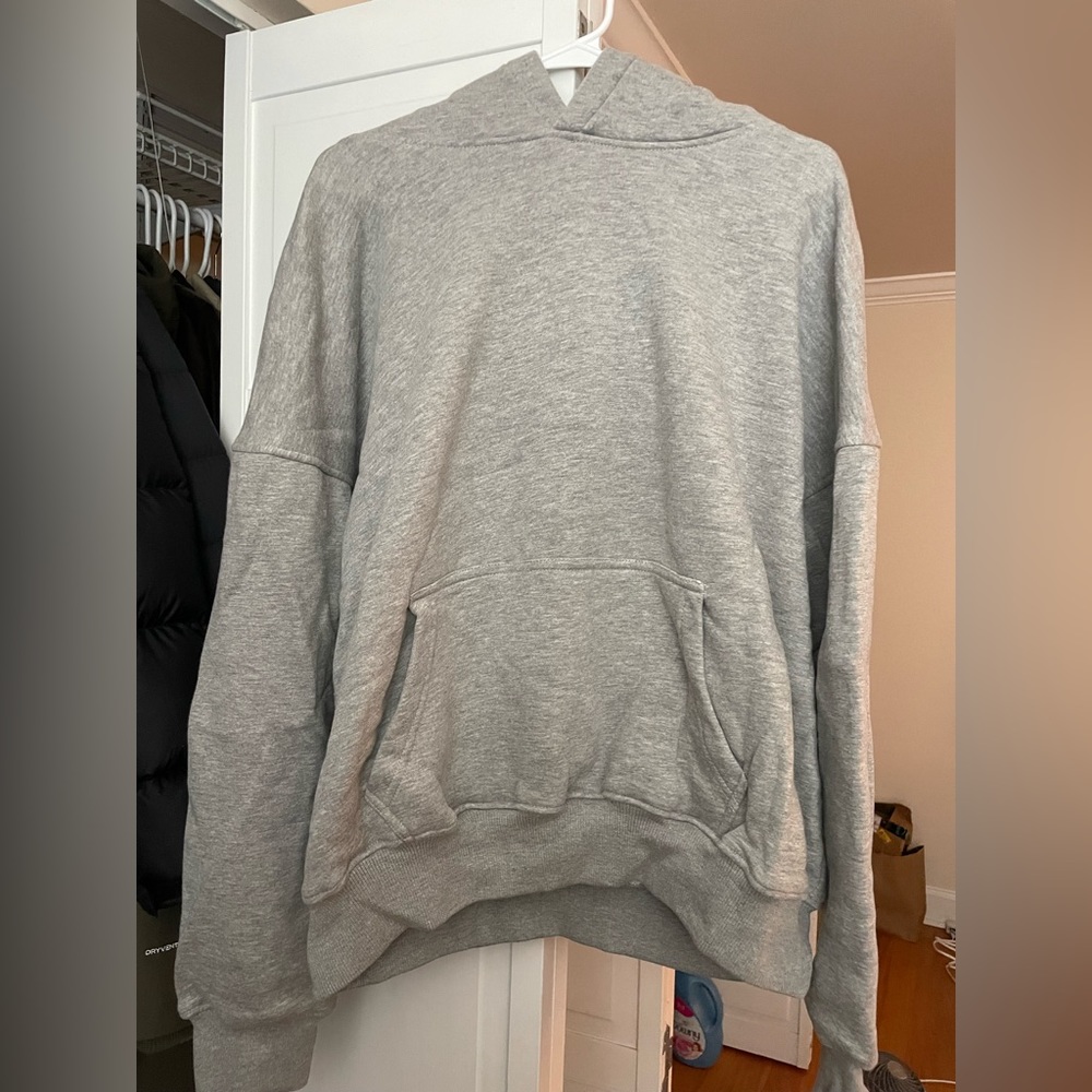 Grey hoodie size L